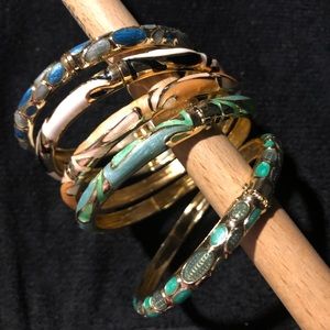 Signed JTF Bracelets 5-pc SET VINTAGE